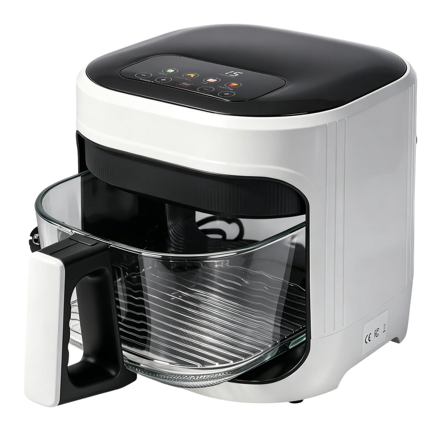 Air Fryer 5L with Touch Control, Adjustable Ttemperature up to 200°C, 0-60-Minute Timer, 4 Preset Menus, Oil-Free Cooking, and 1350W Power, Ideal for Families of 3-5 People.