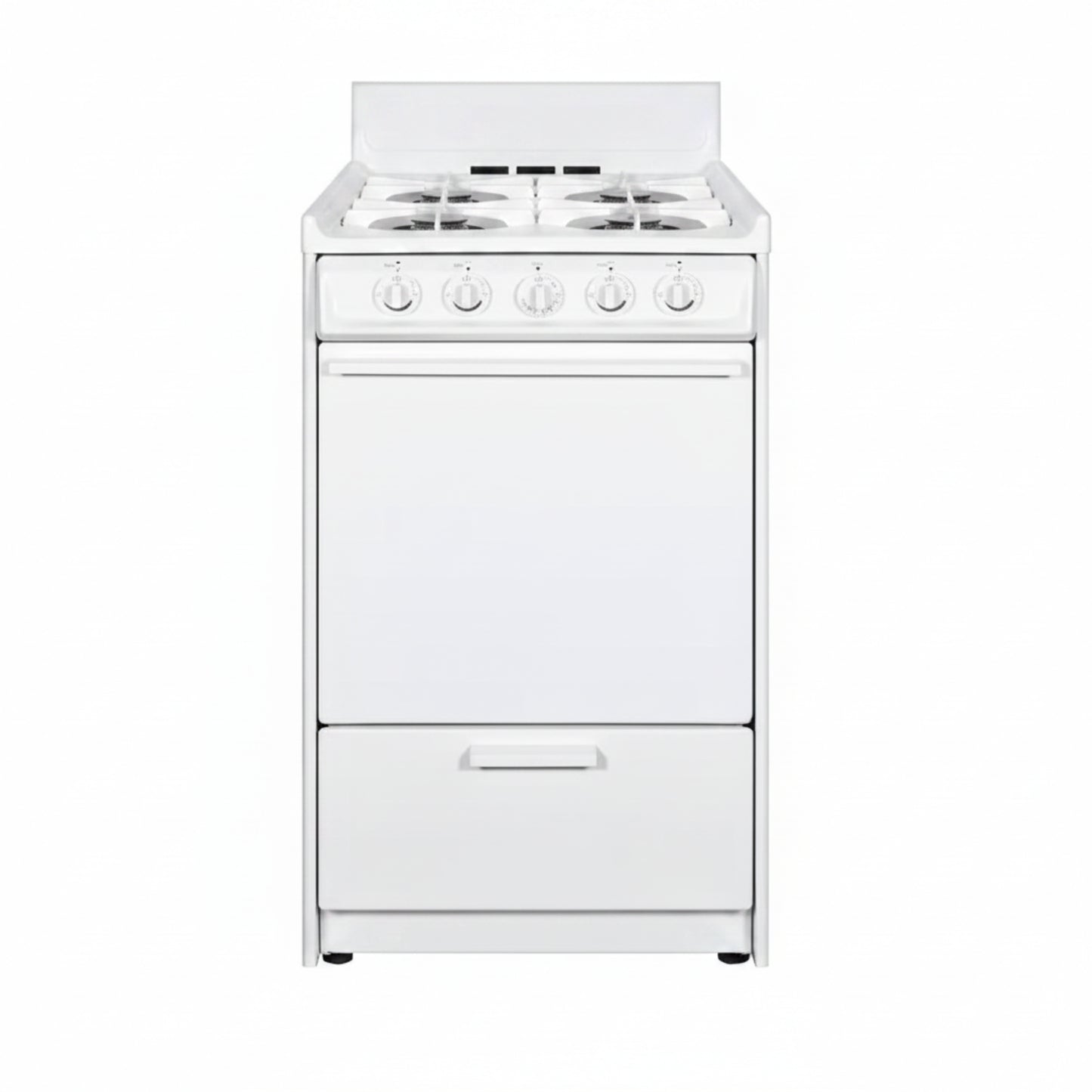 20 In. 2.5 Cu. Ft. Gas Range in White