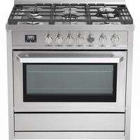 Gas Range Oven Built for Precision Cooking, 36 Inch, 5 Burners, Convection Fan, 4.3 Cu Ft Capacity