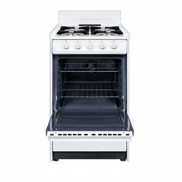 20 In. 2.5 Cu. Ft. Gas Range in White